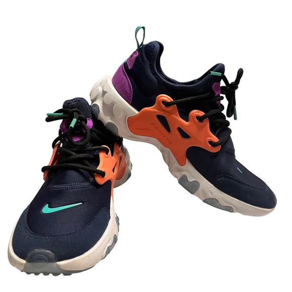 Nike React Presto | “Midnight Navy” BQ4002-402 Youth - Picture 1 of 7